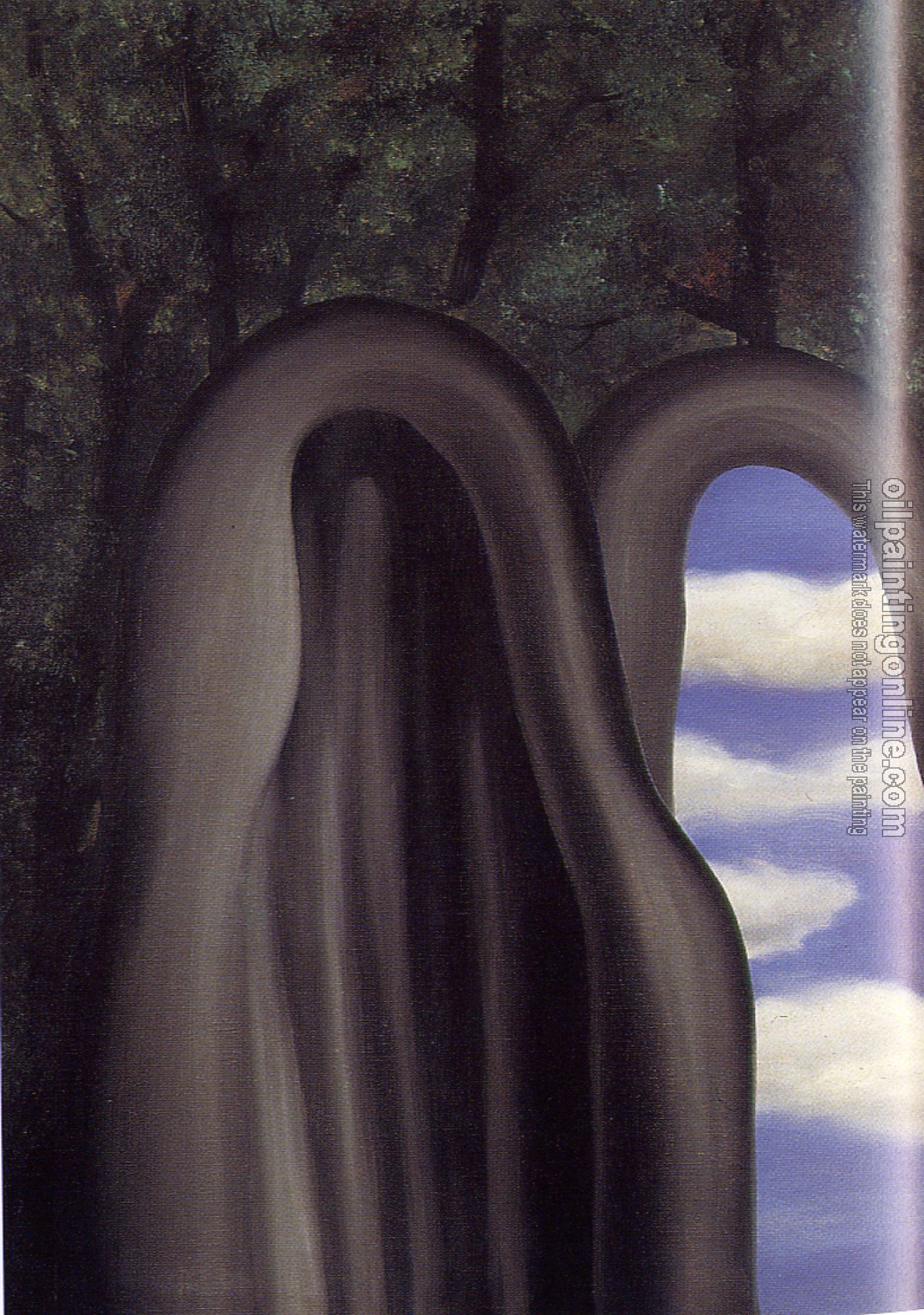 Magritte, Rene - the palace of curtains